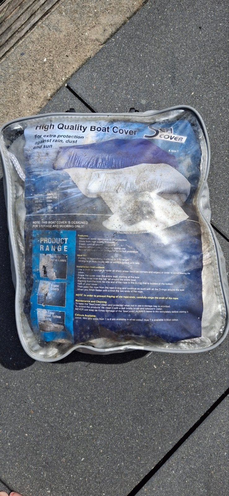 Nieuw Sea Cover boothoes afdekzeil maat 2 (427-488cm), Ophalen of Verzenden, Nieuw