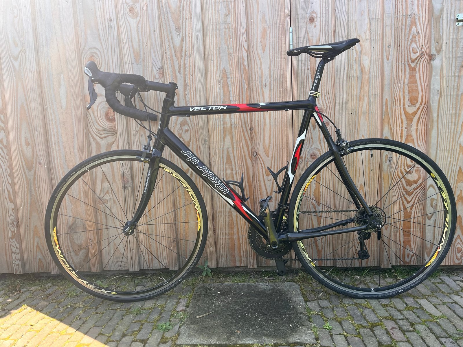 Jan Janssen Vector racefiets - Carbon voor- en achtervork, Gebruikt, Carbon, 61 tot 65 cm, Meer dan 20 versnellingen