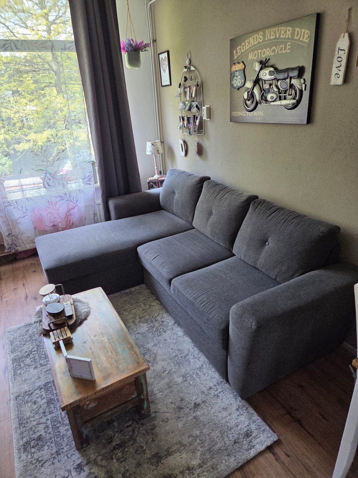Vejlby slaapbank met chaise longue Egense, Ophalen of Verzenden