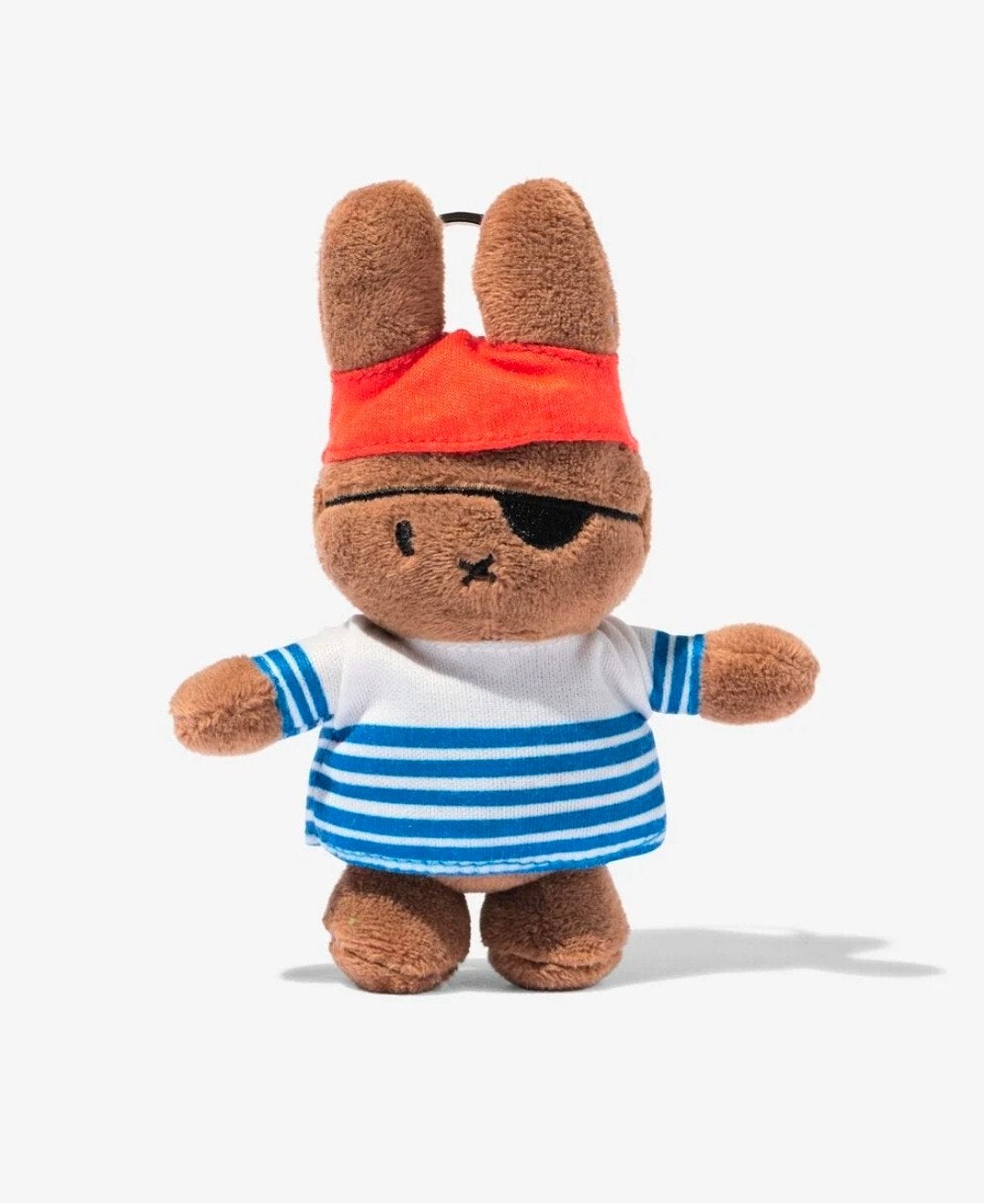 Nijntje Piratenknuffel - Bruin met gestreept shirt, Kinderen en Baby's, Konijn, Nijntje, Ophalen of Verzenden, Zo goed als nieuw