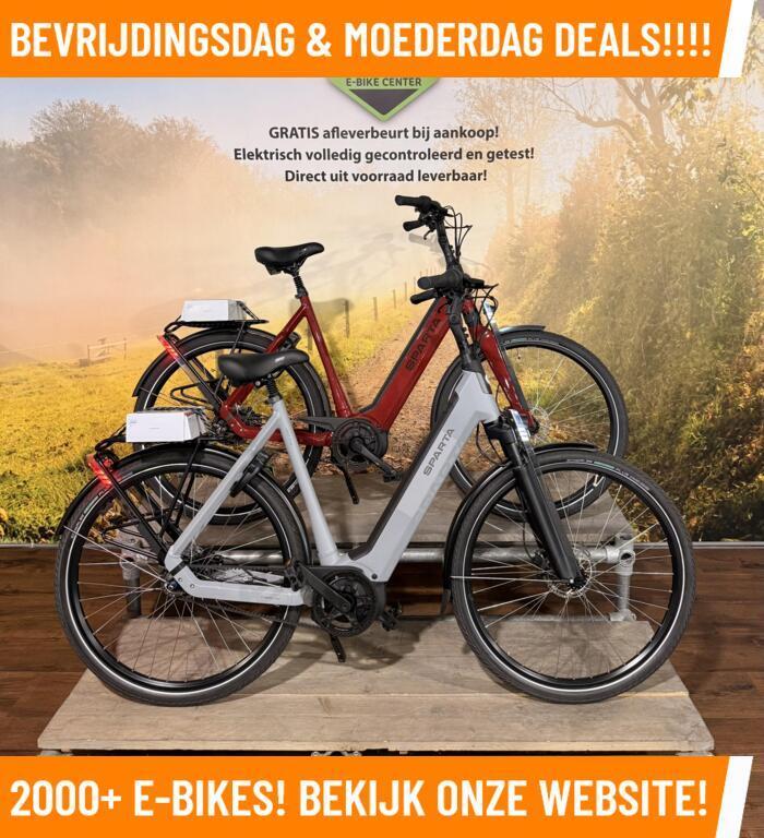 MEGA DEALS BIJ MRA! ACTIE WEKEN! MAGAZIJN OPRUIMING! MRA!, Fietsen en Brommers, Sparta, 50 km per accu of meer, Sparta, Ophalen of Verzenden