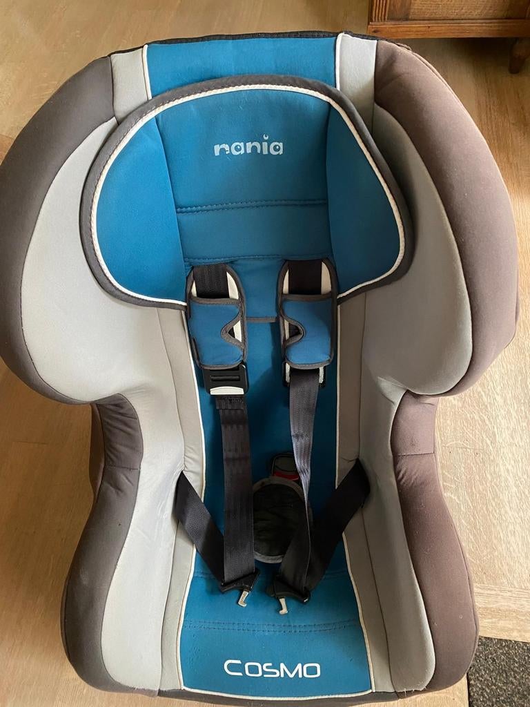 Nania Cosmo kinder autostoel - Blauw/Grijs/Bruin, Ophalen