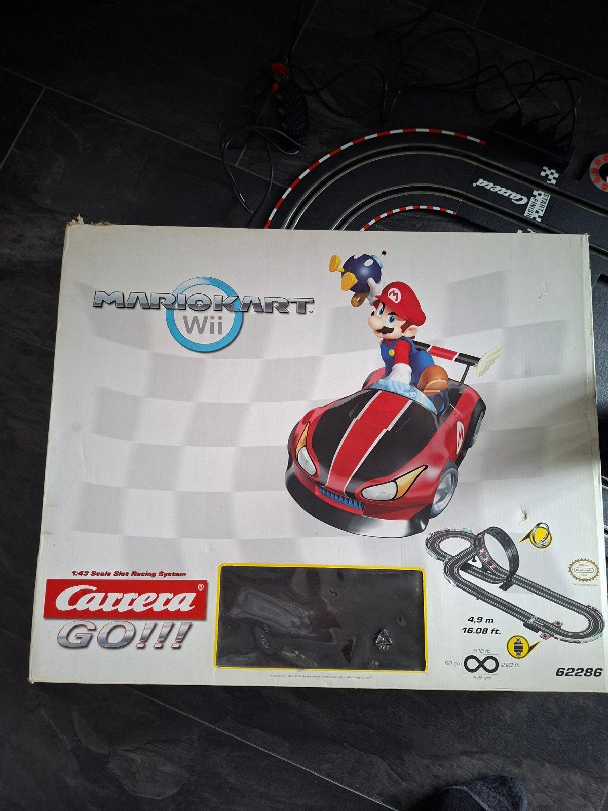 Carrera GO!!! Mario Kart Wii Racebaan met Looping, Carrera, Ophalen of Verzenden, Met looping, Elektrisch