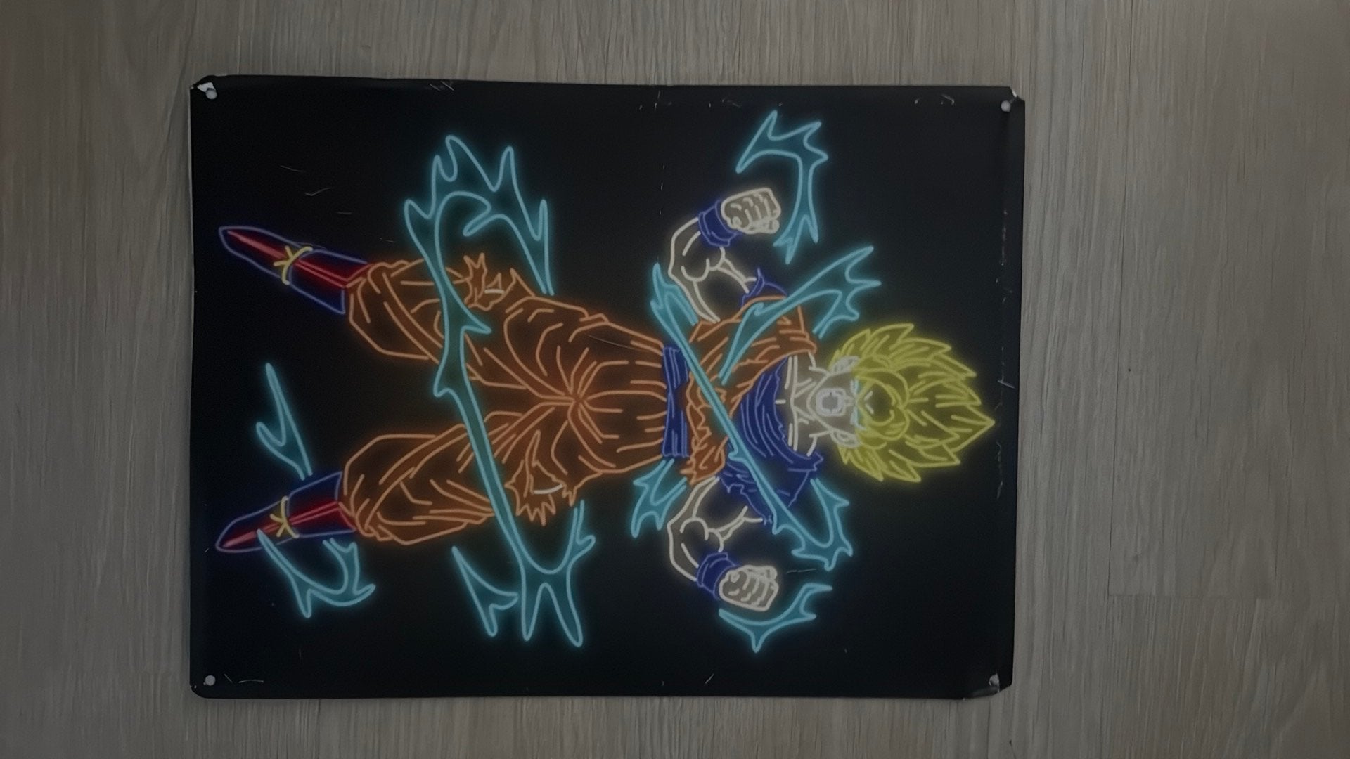 Goku ijzeren poster, Ophalen, Zo goed als nieuw, A1 t/m A3, Film en Tv
