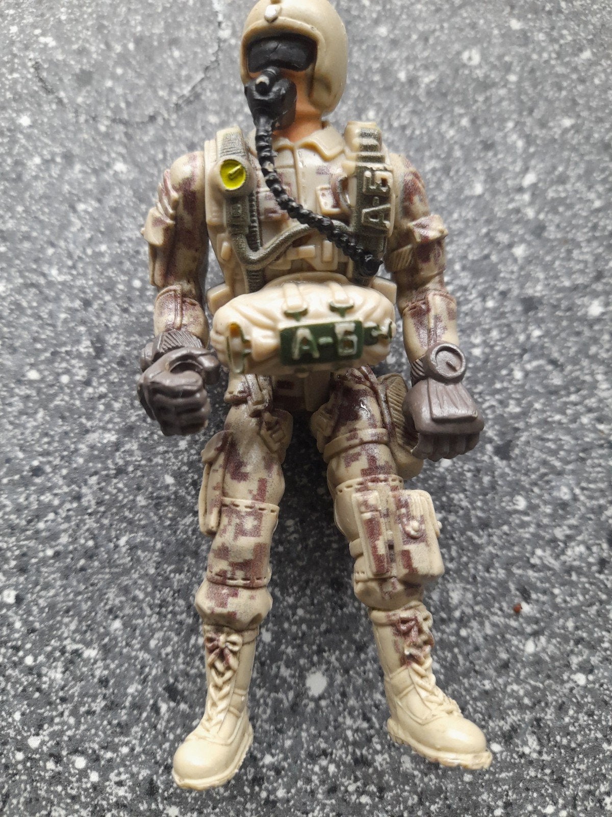Action Air Force Man - Kunststof Actiefiguur 10 cm, Ophalen of Verzenden, Gebruikt