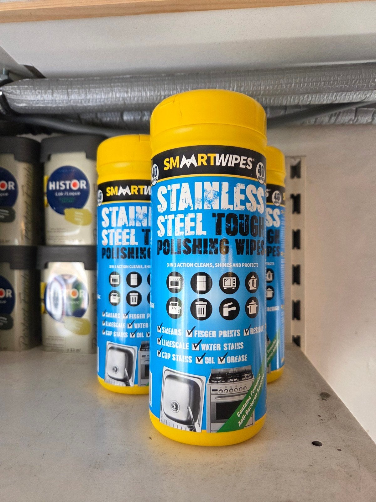 3 x Smartwipes RVS Poetsdoekjes - 40 stuks, Ophalen of Verzenden, Schoonmaakmiddel