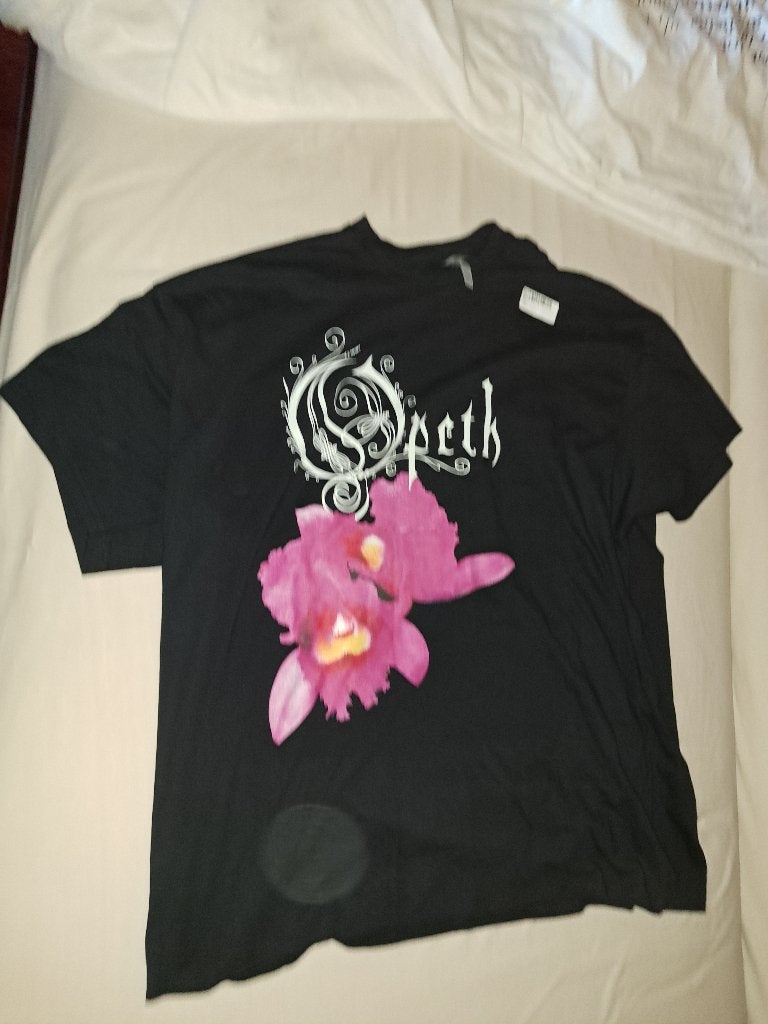 Opeth T-shirt Orchid, Zwart, Nieuw, Overige maten, Ophalen of Verzenden
