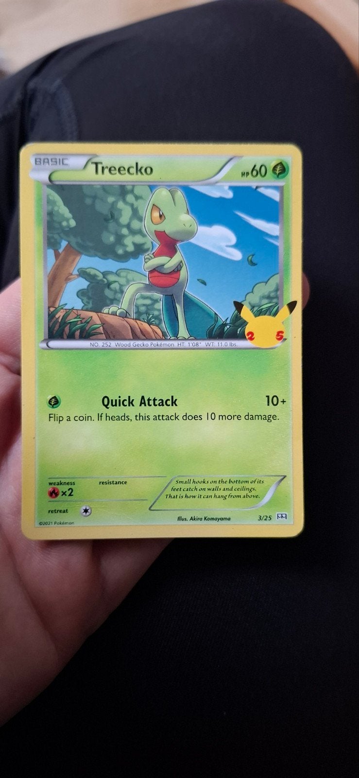 Treecko Pokémon McDonald's 2021 kaart, Ophalen of Verzenden, Gebruikt, Losse kaart