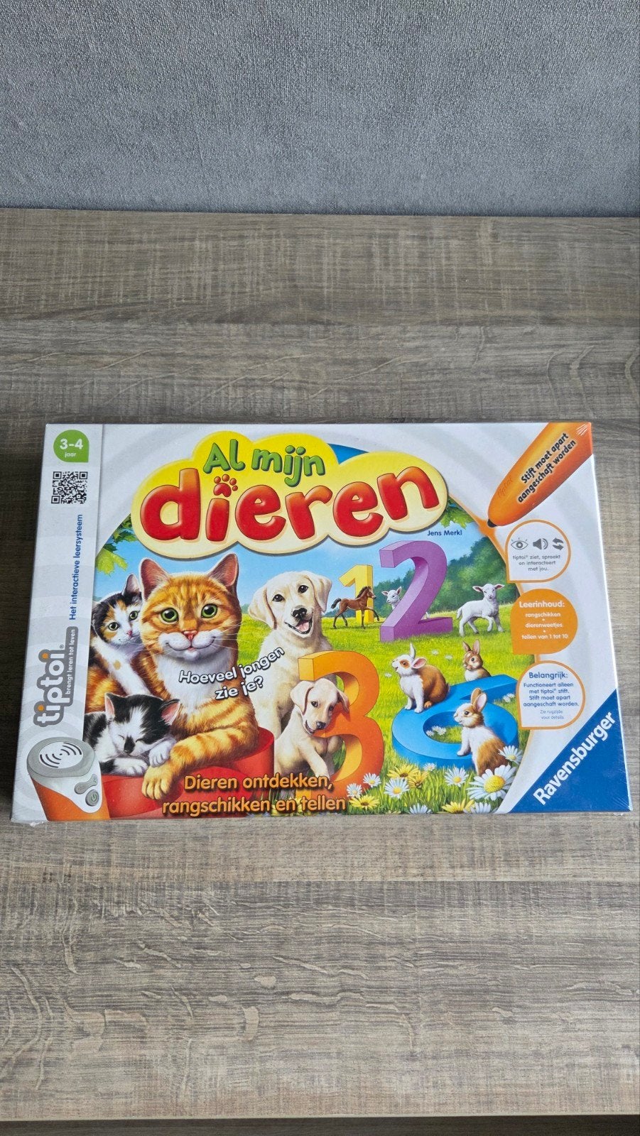 NIEUW tiptoi Ravensburger 'Al mijn dieren' (3-4 jaar), Ophalen of Verzenden, Nieuw, Taal en Lezen
