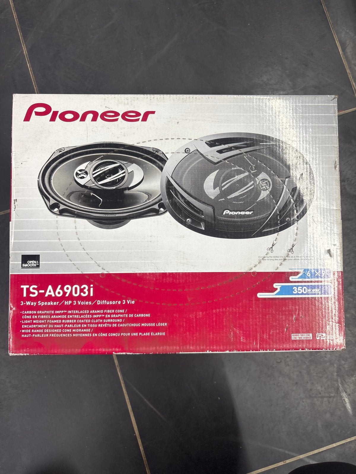 Pioneer TS-A6903i 3-weg coaxiale autospeakers, Ophalen, Nieuw