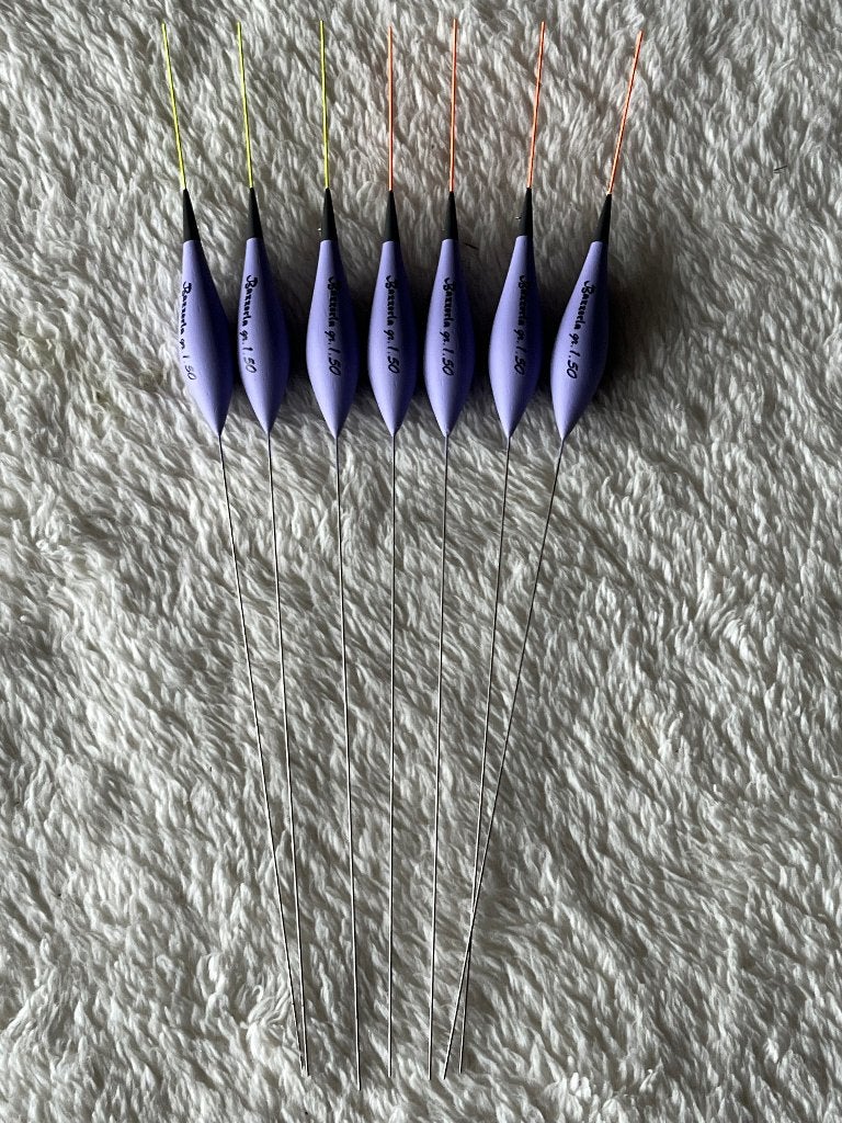adv 114 / NIEUW set 7 dobbers BAZZERLA 1,50gr, Ophalen of Verzenden, Nieuw, Dobber of Lood