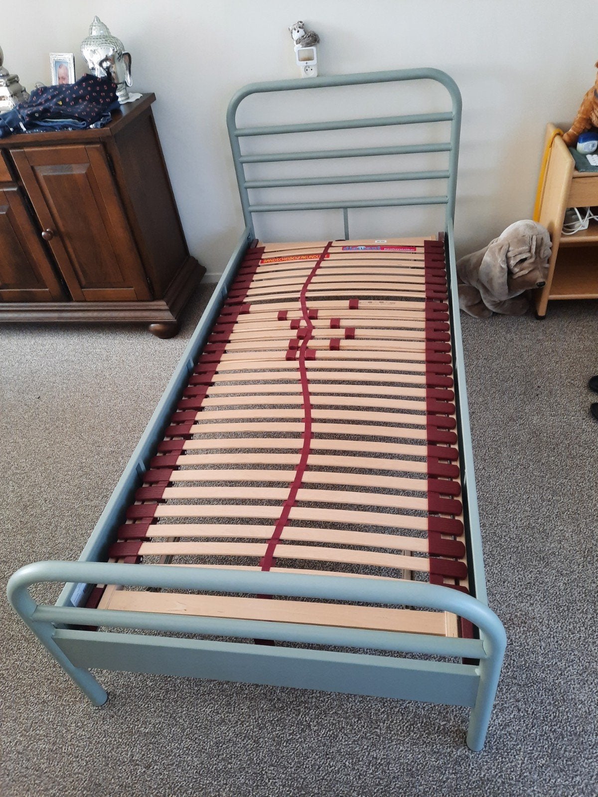 Eenpersoonsbed JADA met verstelbare lattenbodem, Ophalen, Overige materialen, 90 cm, Zo goed als nieuw