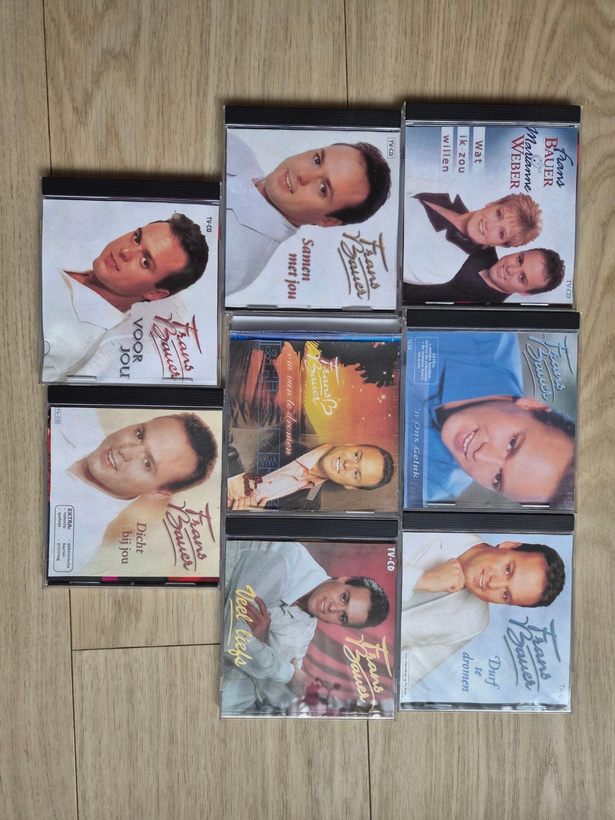 8x cd Frans Bauer, Ophalen of Verzenden, Zo goed als nieuw, Levenslied of Smartlap