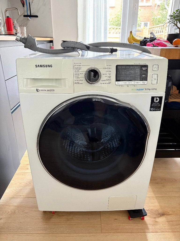 Samsung Ecobubble 8kg - Kapot, Ophalen, Voorlader, Energieklasse A of zuiniger, Niet werkend