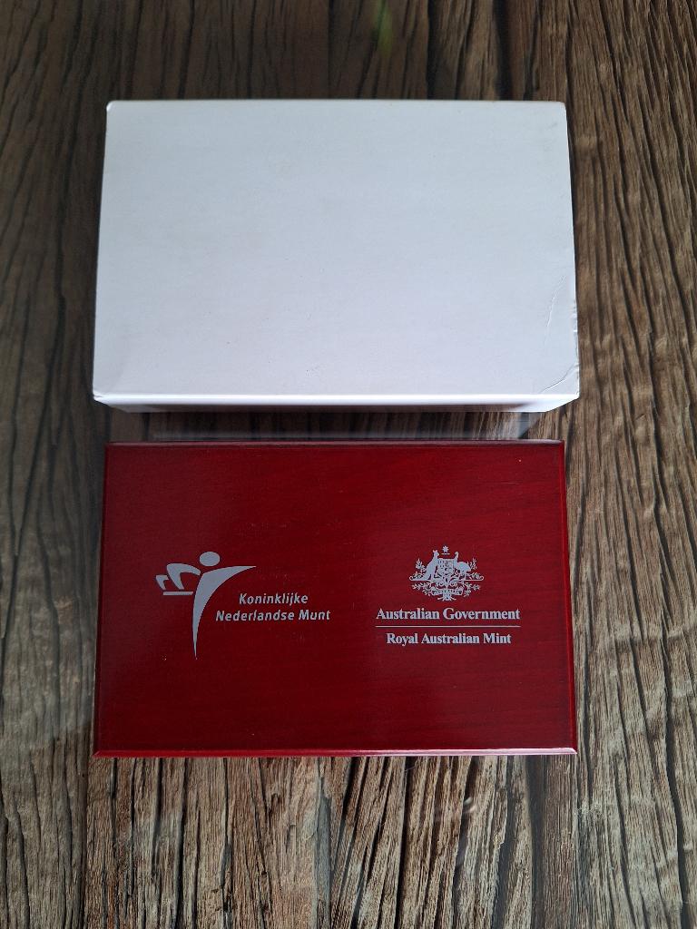 400 jaar Australie muntenset proof zilver, Postzegels en Munten, Munten | Nederland, Setje, Koningin Beatrix, Zilver, Overige waardes