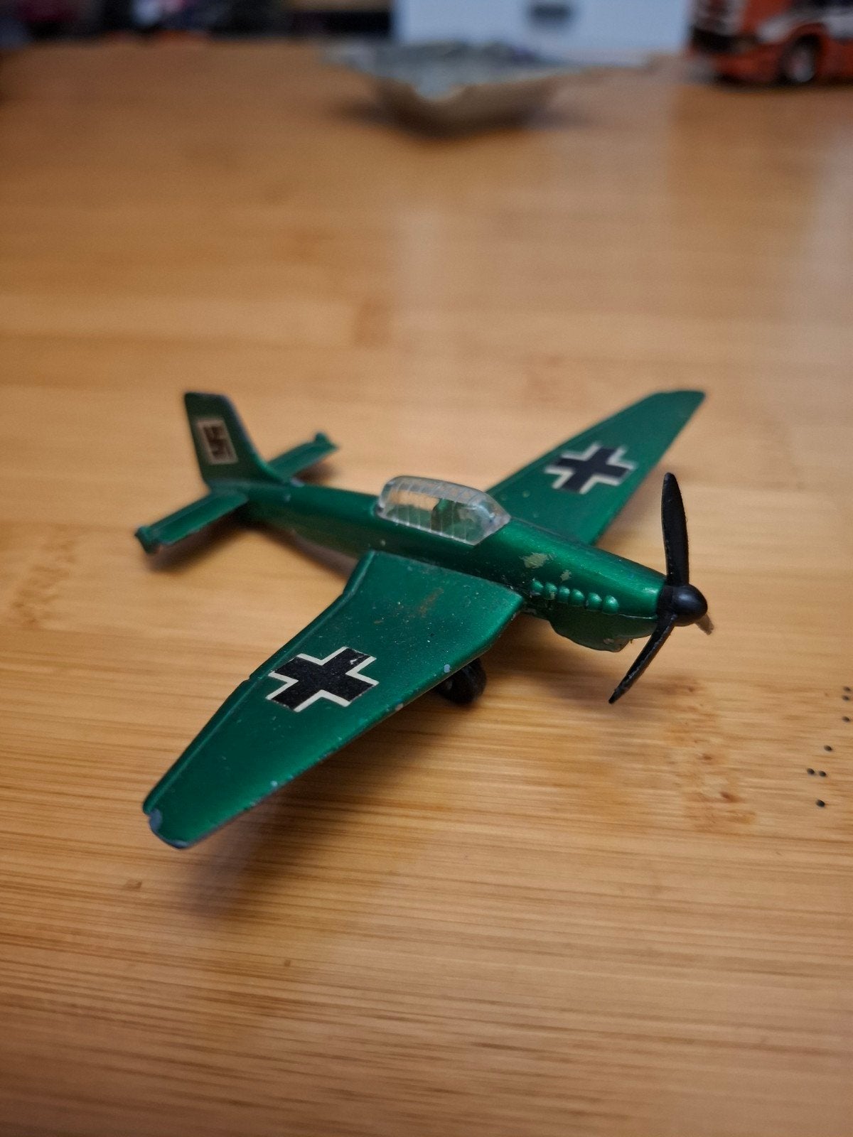Matchbox Sky Busters modelvliegtuig Junkers sp 7, Overige merken, 1:72 tot 1:144, Gebruikt, Ophalen of Verzenden