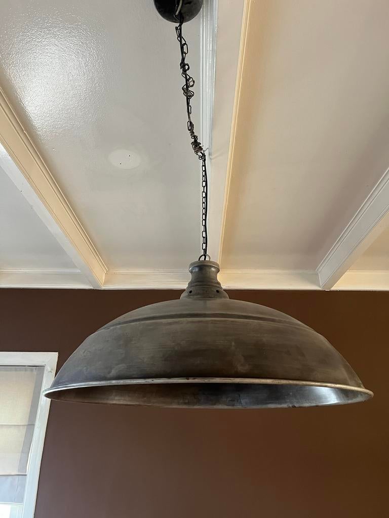 Grote Industriële Hanglamp - Ø 80 cm, Huis en Inrichting, Ophalen, Zo goed als nieuw, Metaal, 75 cm of meer