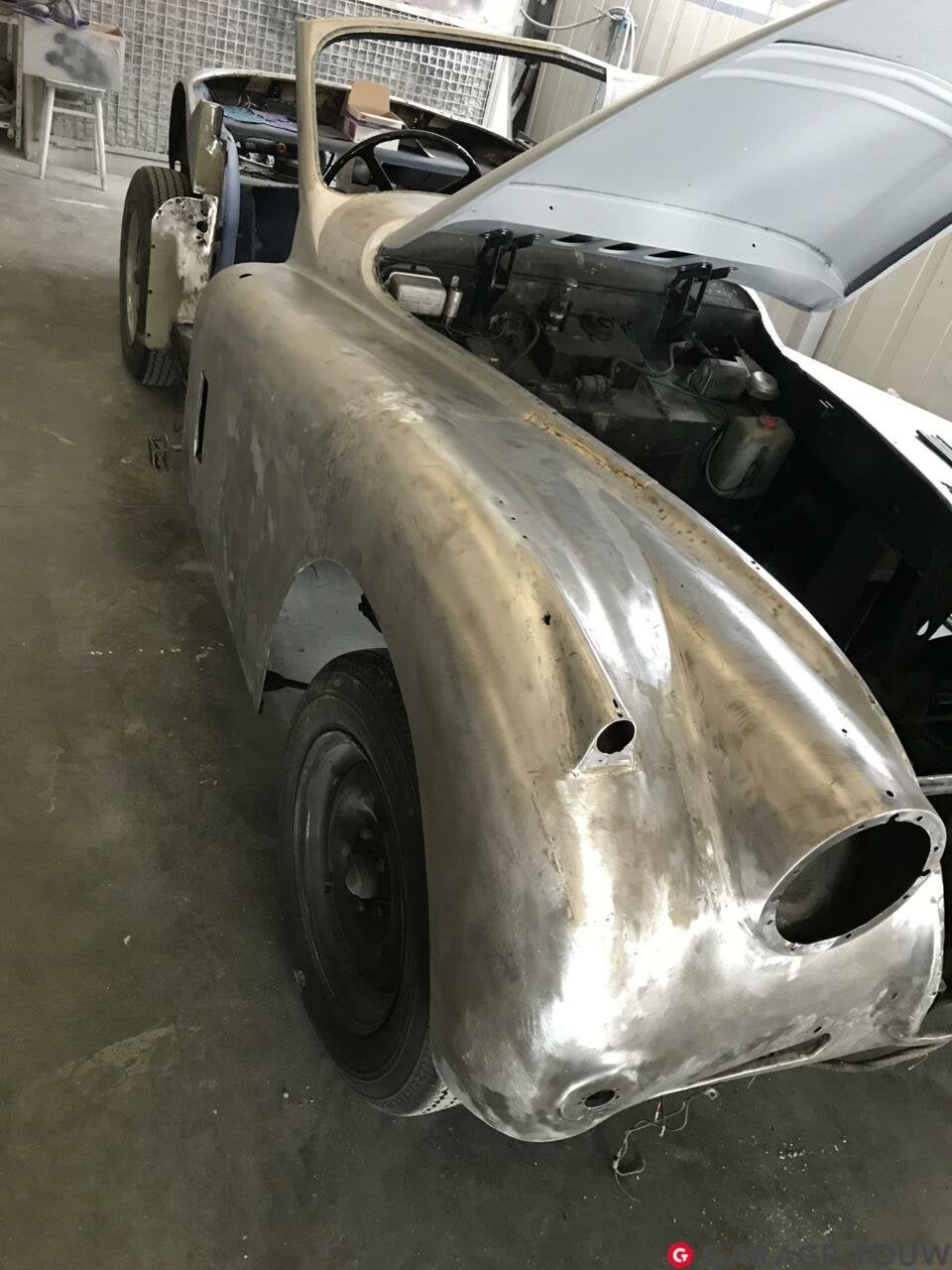 Jaguar XK 140 DHC Restauration project, foto 10