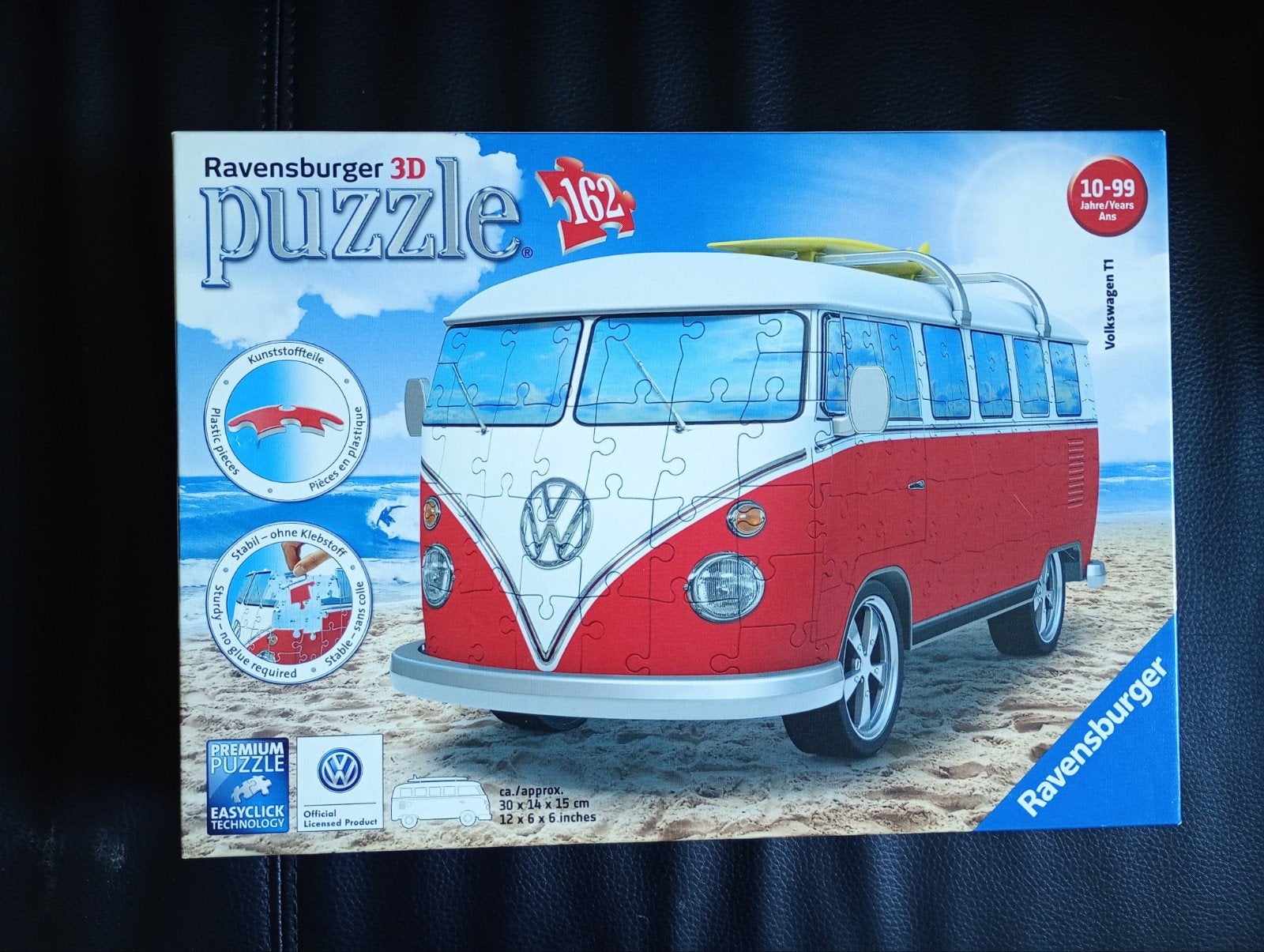 Ravensburger 3D Puzzel VW T1 Camper Bus 162 stukjes, Ophalen of Verzenden, Minder dan 500 stukjes, Zo goed als nieuw, Rubik's of 3D-puzzel