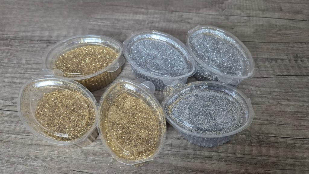 Goud en zilver glitters, Ophalen of Verzenden