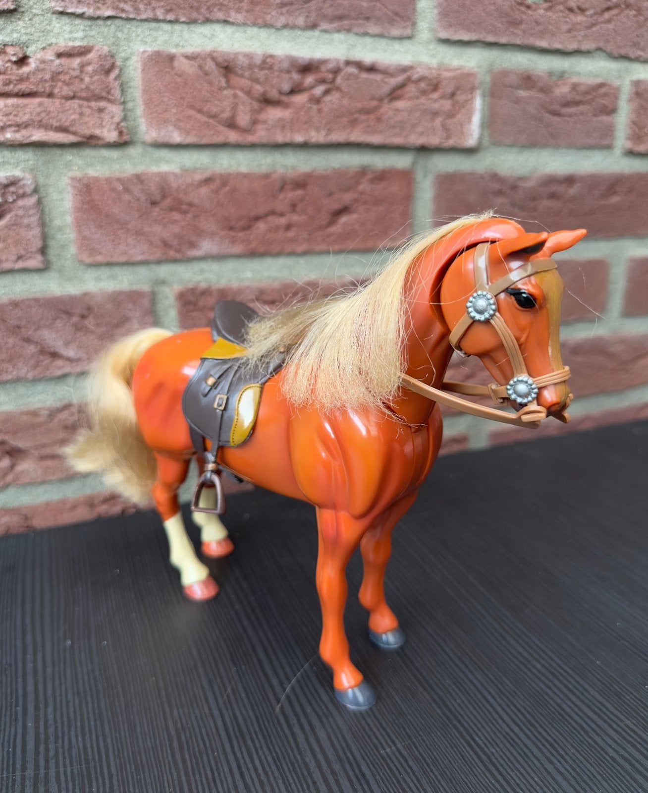 Blue Ribbon speelgoed paard met beweegbaar hoofd, Ophalen of Verzenden, Zo goed als nieuw