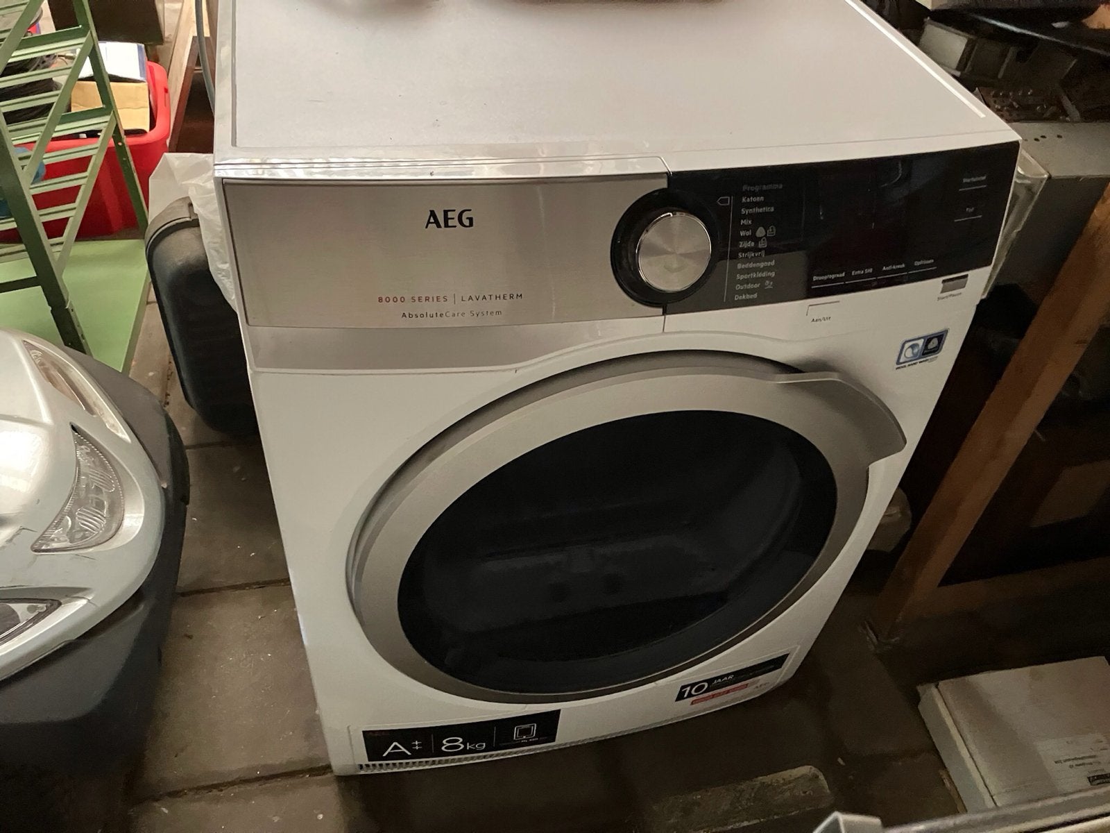 AEG Lavatherm 8000 series warmtepompdroger - Onderhoud nodig, Ophalen, Gebruikt, 8 tot 10 kg, Voorlader