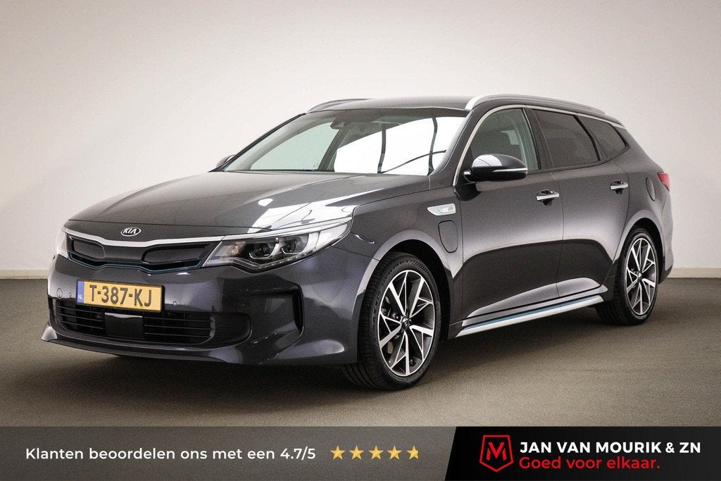 Kia Optima Sportswagon 2.0 GDI PHEV Business DynamicLine | N, Gebruikt, Met garantie (alle), Leder en Stof, Plug-in hybride