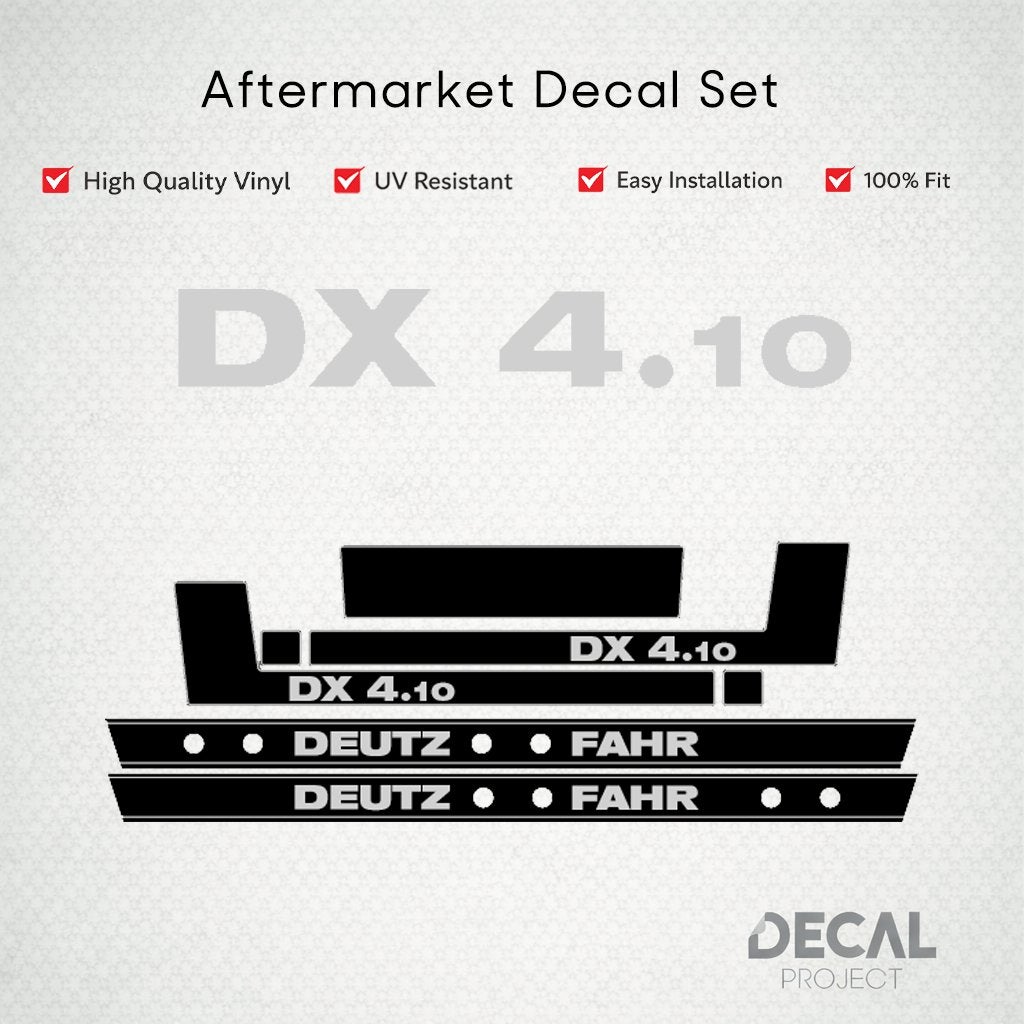 Vervangende Stickers Deutz-Fahr DX 4-serie, Verzenden