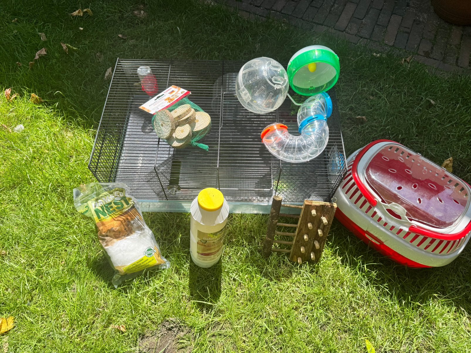 Totaal pakket voor muis of hamster, Gebruikt, Minder dan 75 cm, Muis, Hok