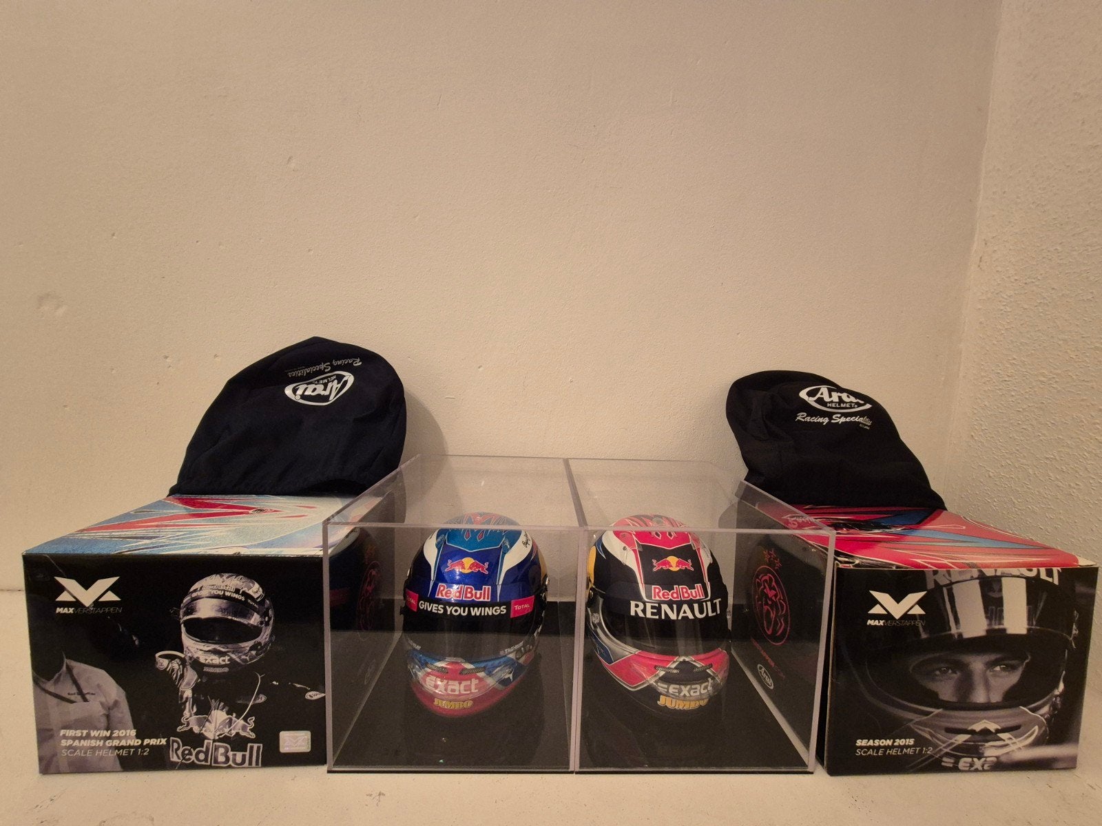 max verstappen 1:2 helm first  win spain + toro rosso 2015, Ophalen, Nieuw, Formule 1
