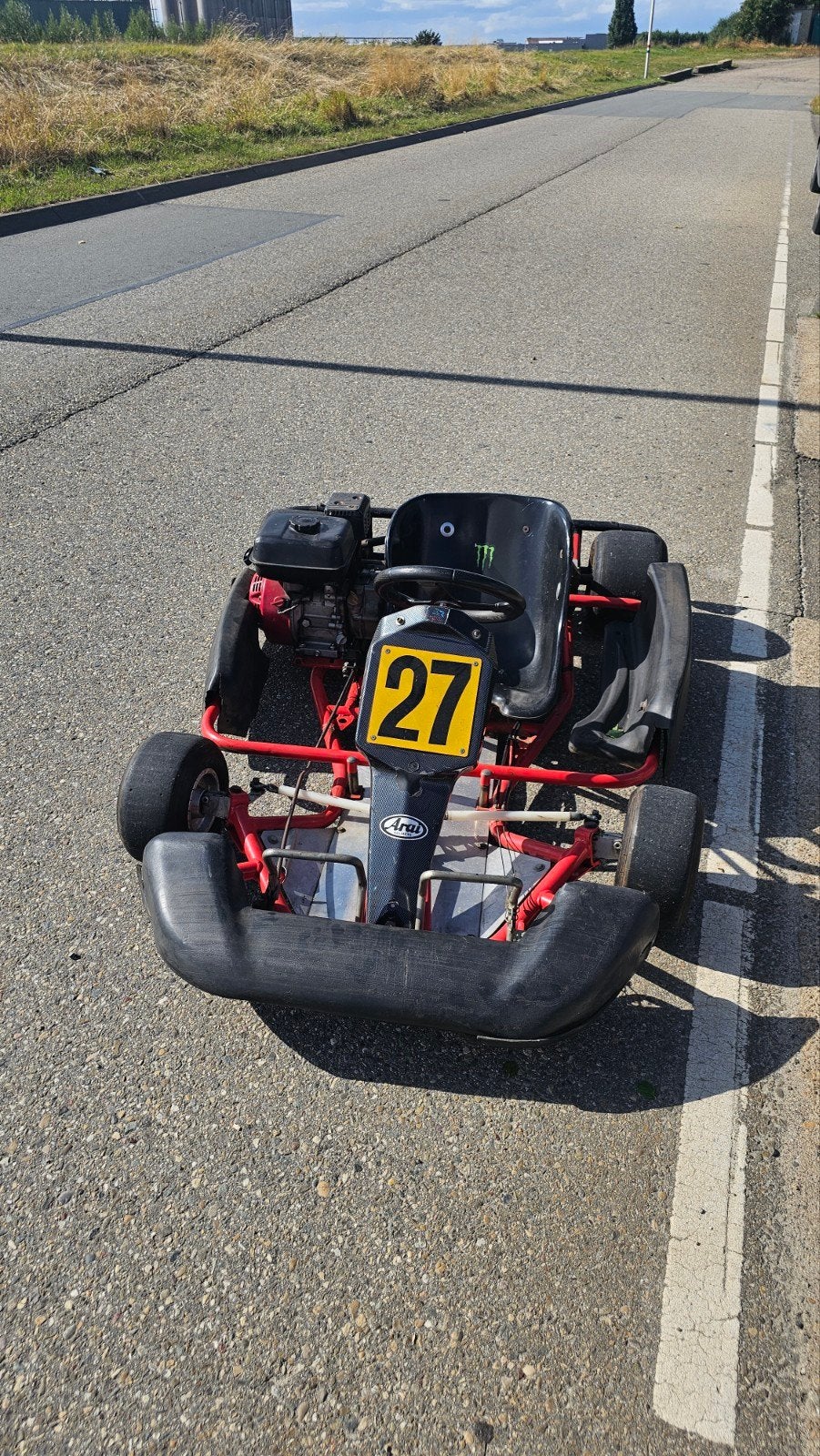 Kart met Honda GX200 motor met extra onderdelen, Ophalen, Gebruikt, Kart