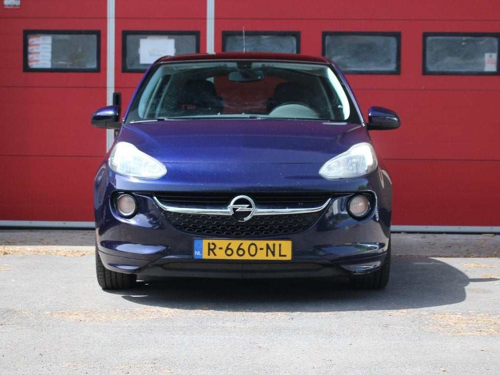Opel ADAM 1.4 Glam | Nw ketting | Pano | stuur en stoel verw, Auto's, Euro 5, Gebruikt, 4 stoelen, Leder en Stof