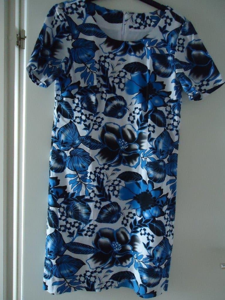 supermooie zomerjurk met korte mouw - maat M, Kleding | Dames, Maat 38/40 (M), Blauw, Ophalen of Verzenden, Zo goed als nieuw