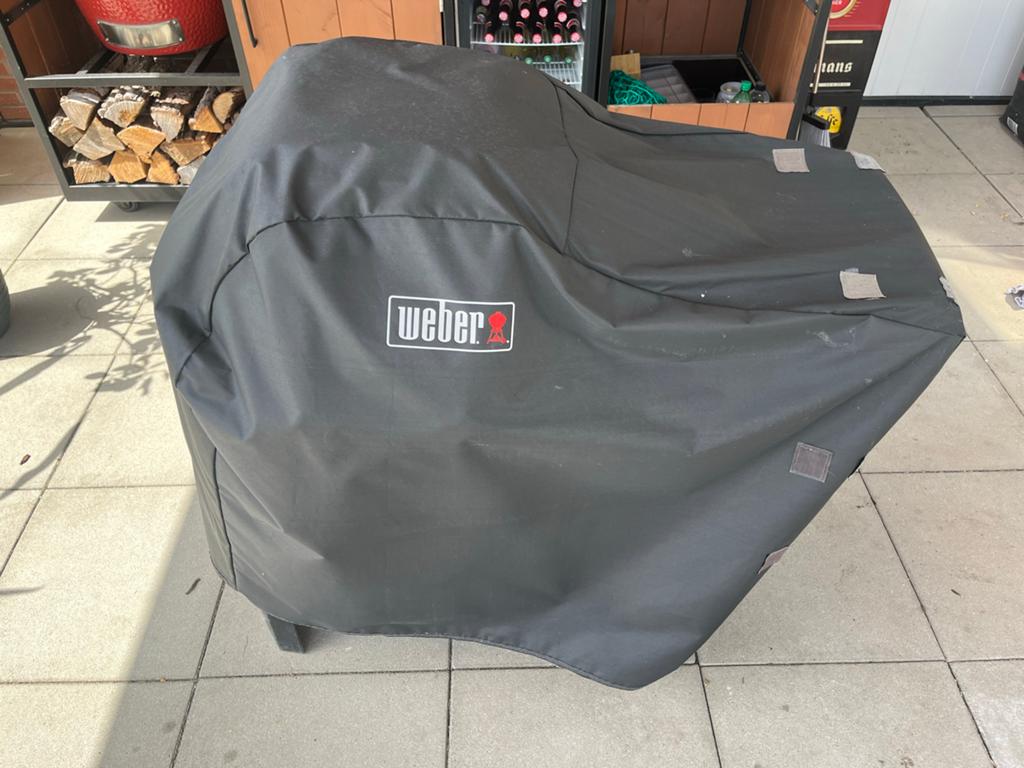 Weber Pulse 2000 elektrische barbecue met hoes, Tuin en Terras, Elektrische barbecues, Ophalen, Gebruikt