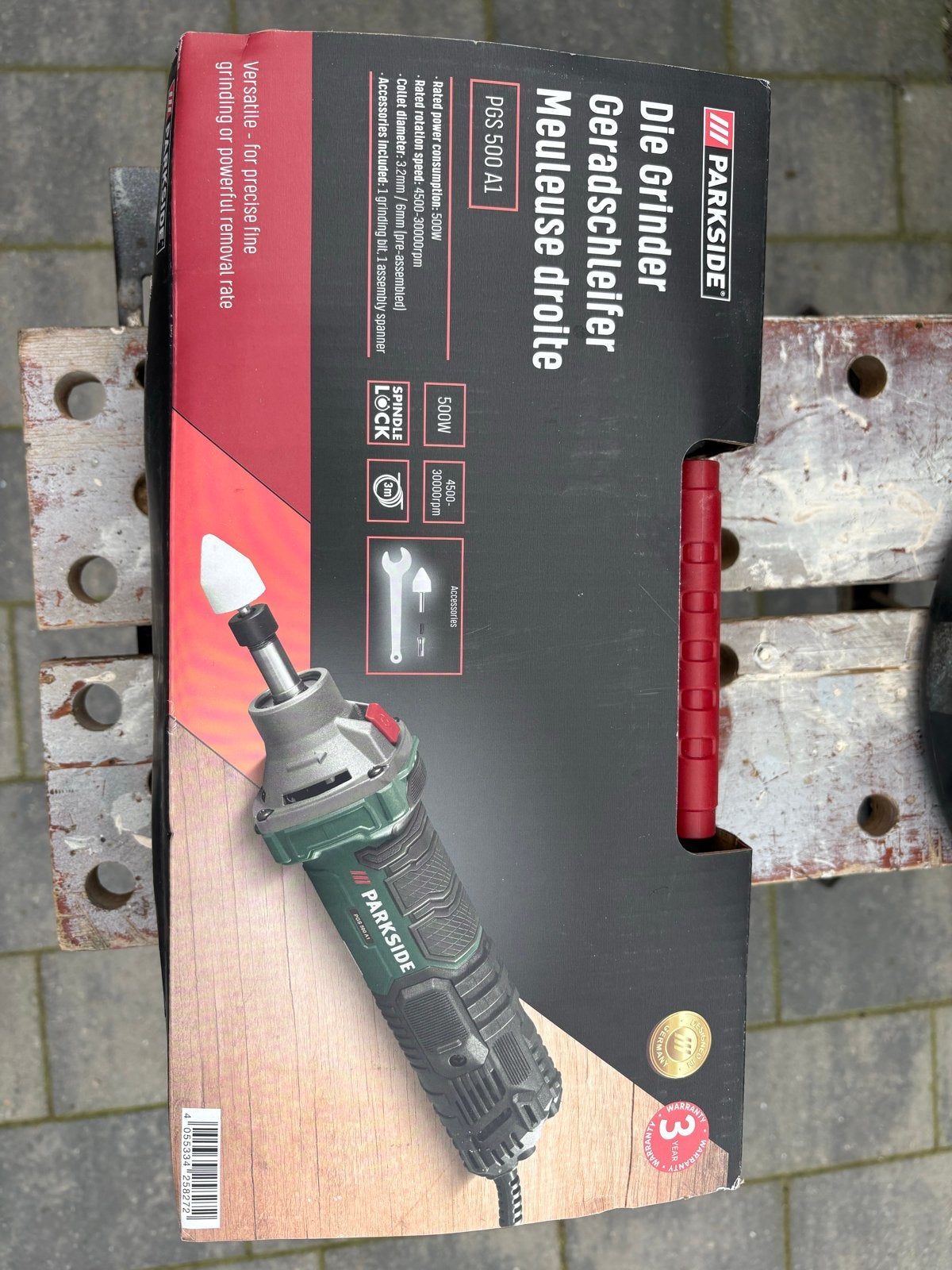 Parkside Rechte slijper dremel, Ophalen of Verzenden, Zo goed als nieuw