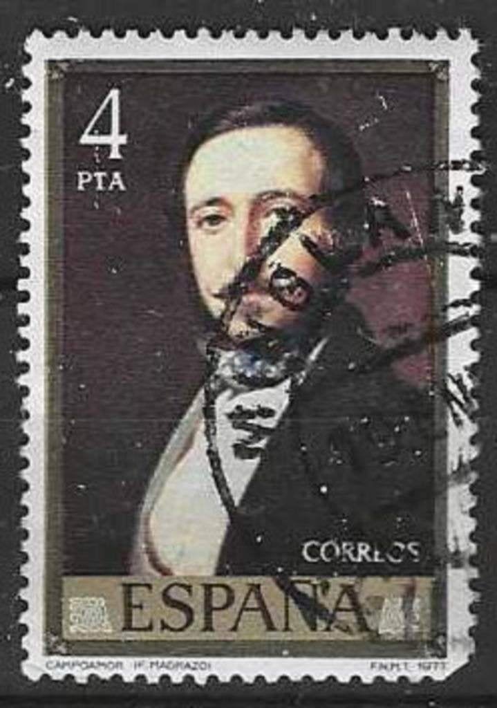 Spanje 1977 - Yvert 2078 - Federico Madrazo (ST), Verzenden, Gestempeld