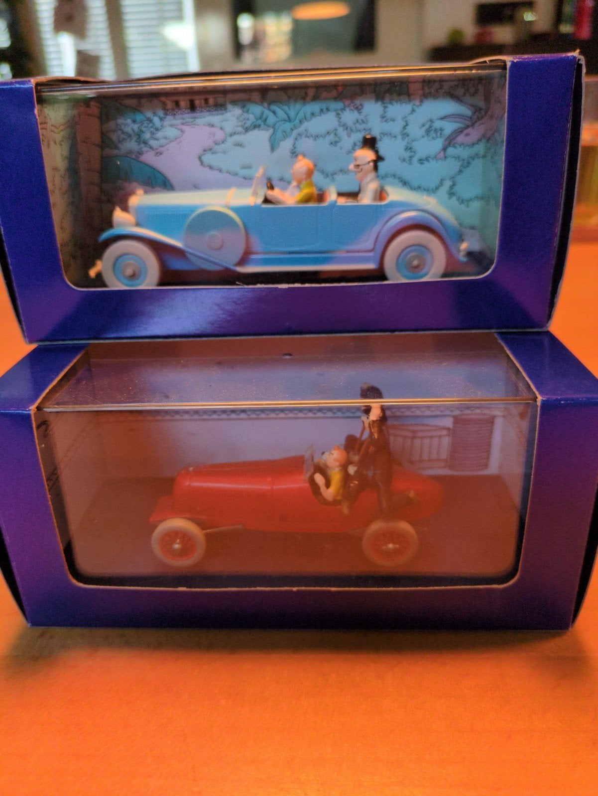 Kuifje auto's uit de sigaren vd Farao, Ophalen of Verzenden, Kuifje, Zo goed als nieuw, Beeldje of Figuurtje
