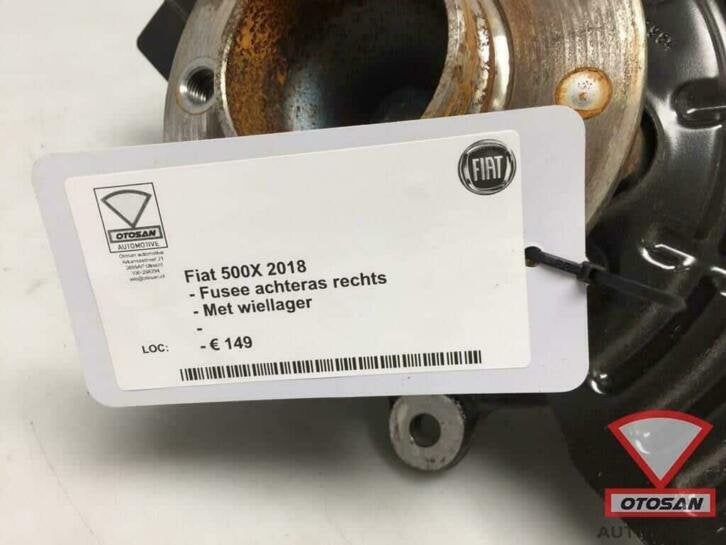 fiat 500x 2018 fusee achteras rechts met wiellager, Auto-onderdelen, Gebruikt, Stellantis Europe S.p.A., Ophalen of Verzenden