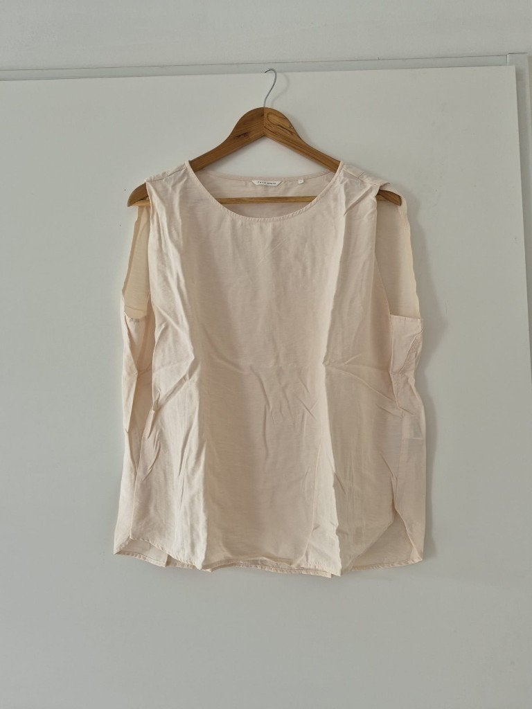 Blouse Yaya maat 40 dames - beige, Kleding | Dames, Blouses en Tunieken, Maat 38/40 (M), Beige, Ophalen of Verzenden, Zo goed als nieuw