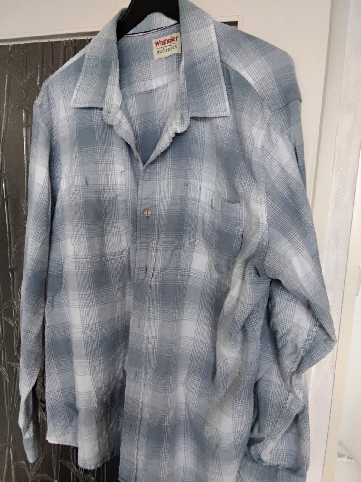 Overhemd wrangler maat 2xl, Ophalen of Verzenden, Gedragen, Blauw