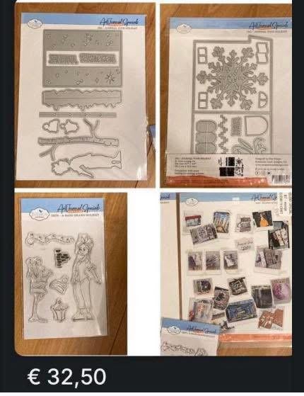 Meerdere stempels en stansen van Elizabeth Craft design, Ophalen of Verzenden, Nieuw, Clearstamp