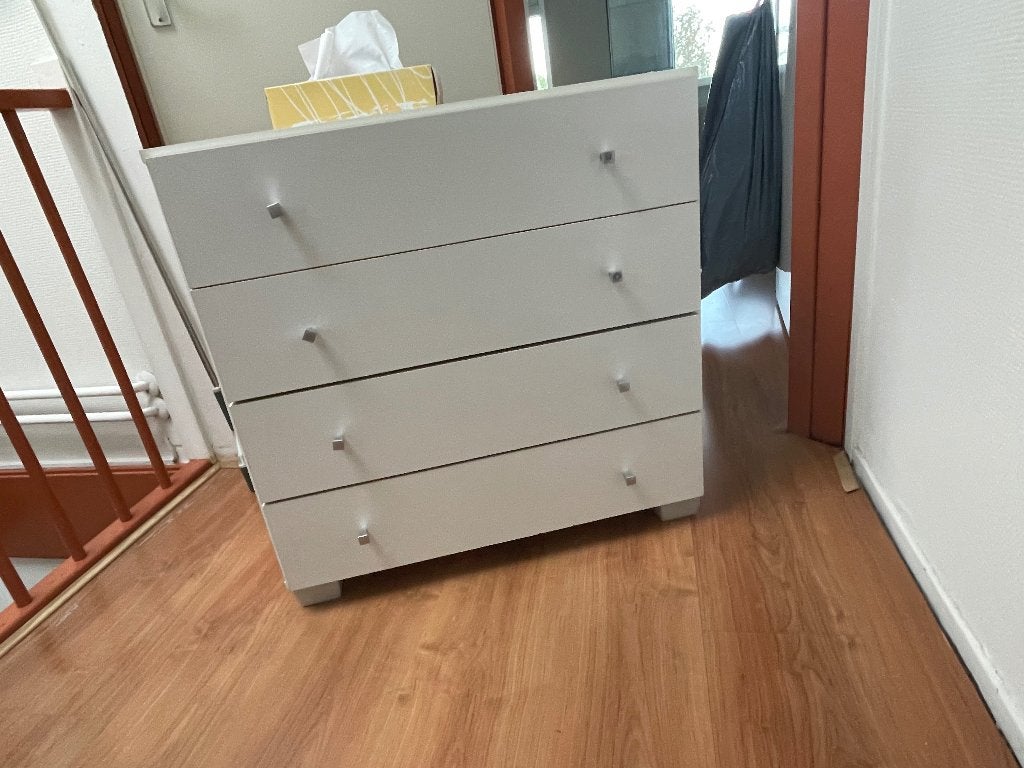 Ladenkast, Huis en Inrichting, Ophalen, Gebruikt, 50 tot 100 cm, 3 of 4 laden