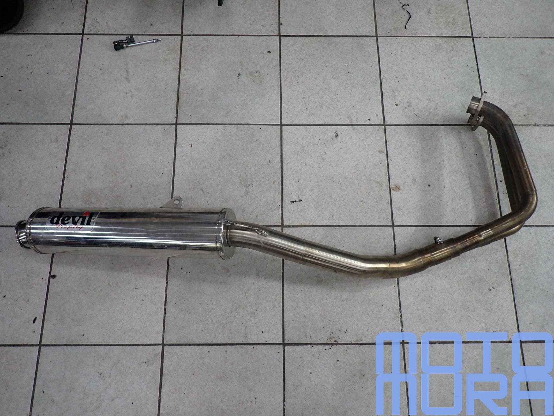 Yamaha TDM 900 2001 - 2004 sport uitlaat devil uitlaatsystee, Gebruikt, -, -, Ophalen of Verzenden