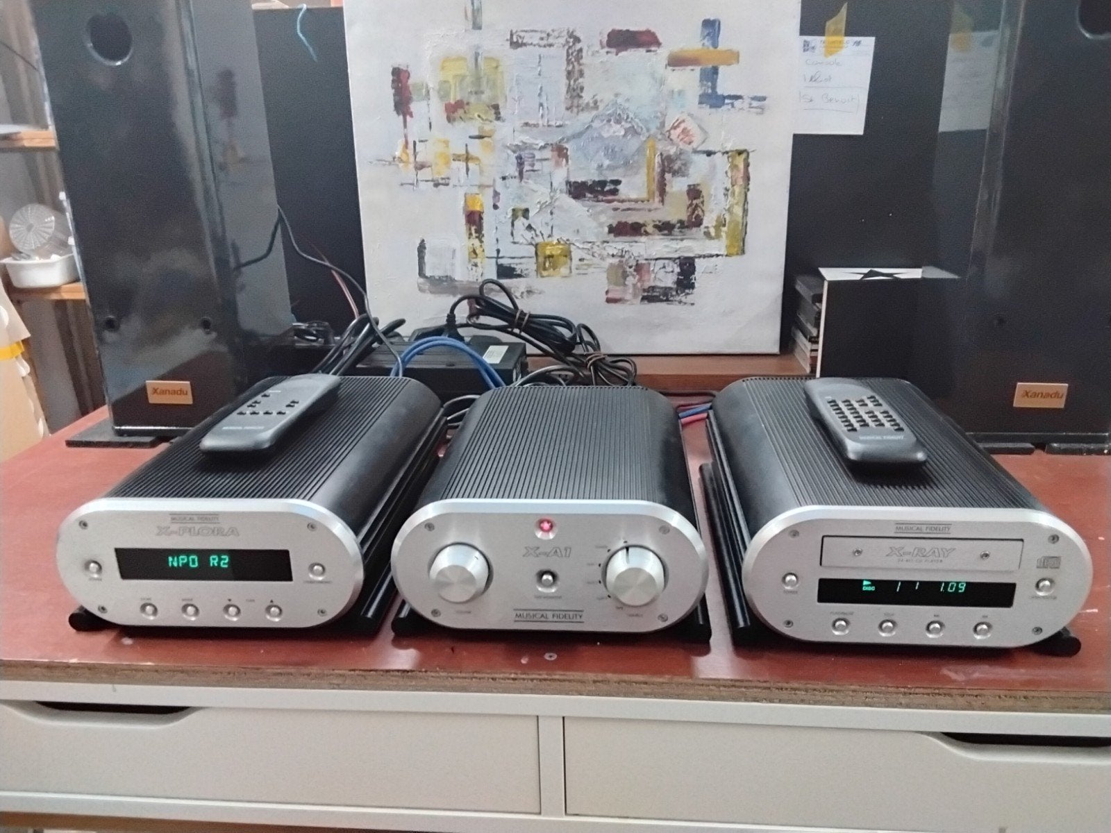 Musical Fidelity X-serie complete set fraaie staat, Audio, Tv en Foto, Losse componenten, Zo goed als nieuw, Cd-speler, Ophalen