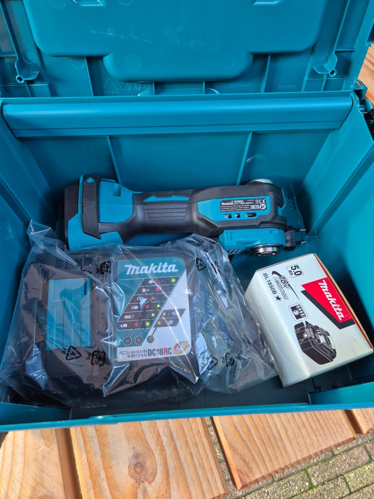 nieuw makitadtm52zjx multitool 18v set, Ophalen of Verzenden, Nieuw, Minder dan 600 watt, 30 tot 70 mm