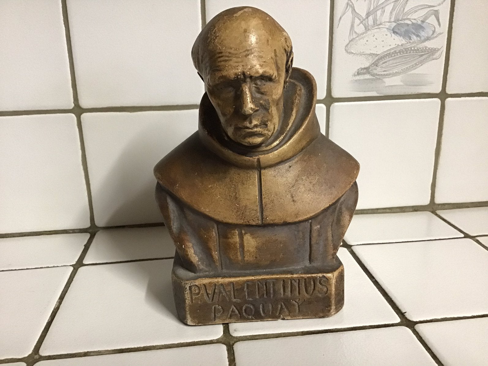 Vintage beeld heilige pater Valentinus Paquay, Ophalen of Verzenden