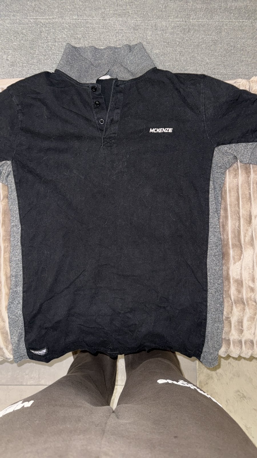 Mkenzie polo heren shirt, Ophalen, Gedragen, Maat 48/50 (M)