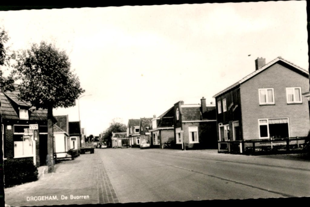 drogeham, kvr4-2424 buorren, Verzenden, 1960 tot 1980, Gelopen, Friesland