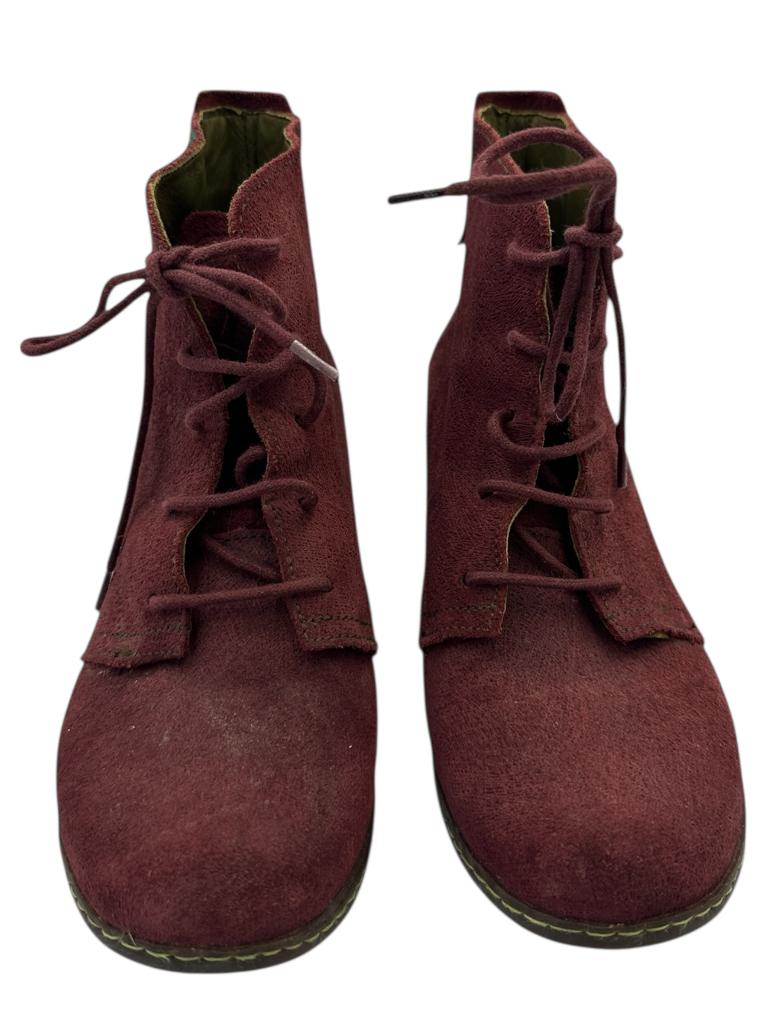 El Naturalista enkellaarzen 37, Kleding | Dames, Schoenen, Verzenden, Zo goed als nieuw, Rood