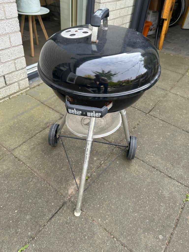 Weber BBQ Compact Kettle Houtskoolbarbecue Zwart, Ophalen, Gebruikt